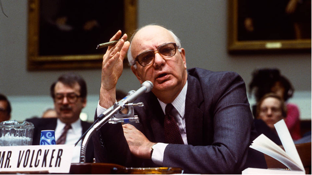 volcker with cigar